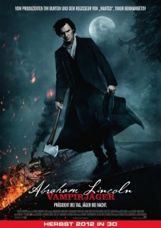 Filmplakat Abraham Lincoln Vampirjäger
